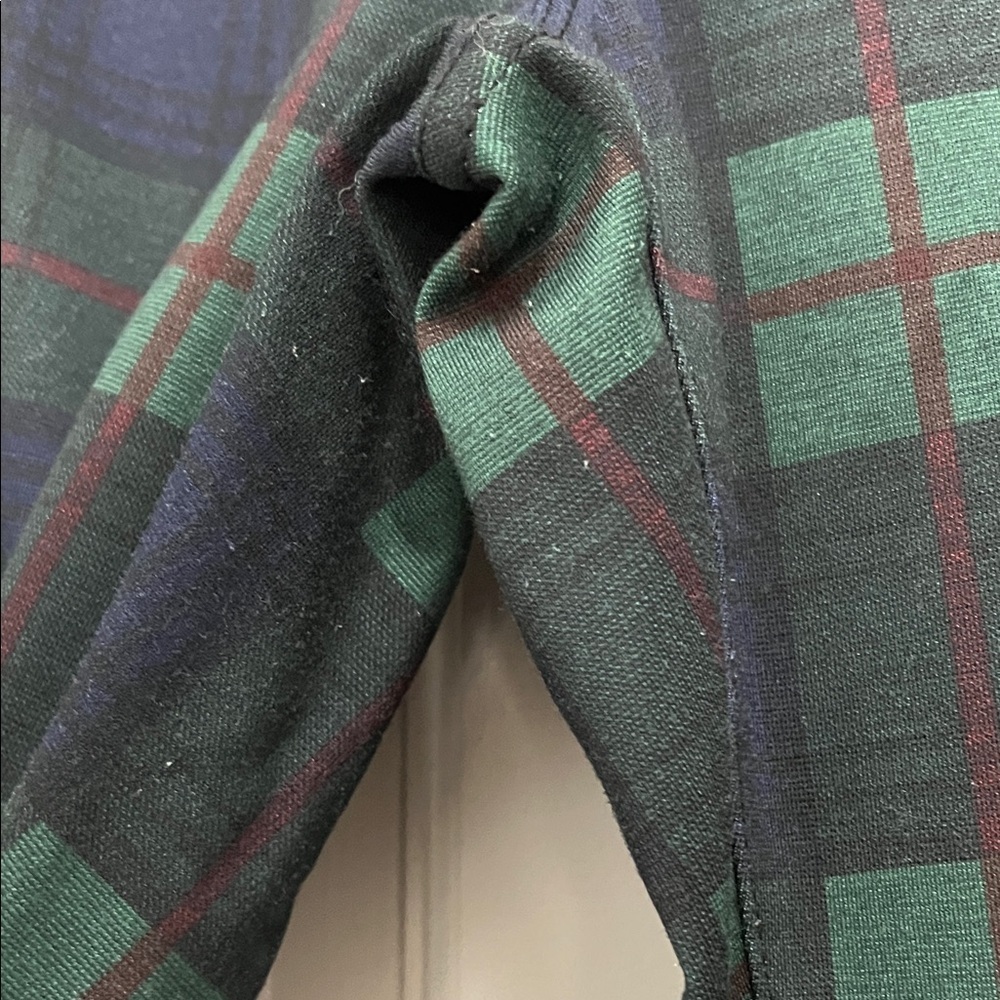 Sanctuary x Anthropologie Green Plaid Leggings - Size Medium - Picture 8 of 16